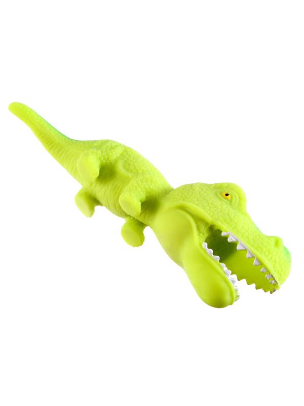 Мялка «Крокодил» с песком, цвета МИКС