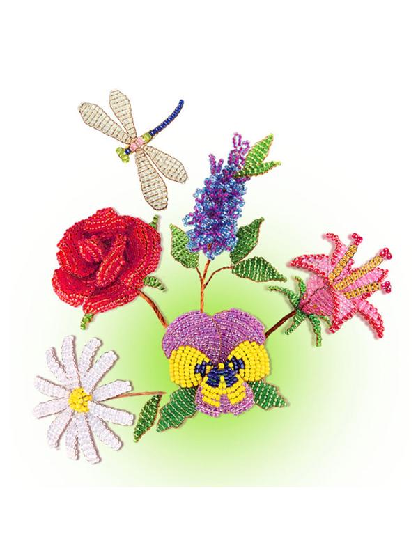 Набор для творчества «Бисерные цветы»