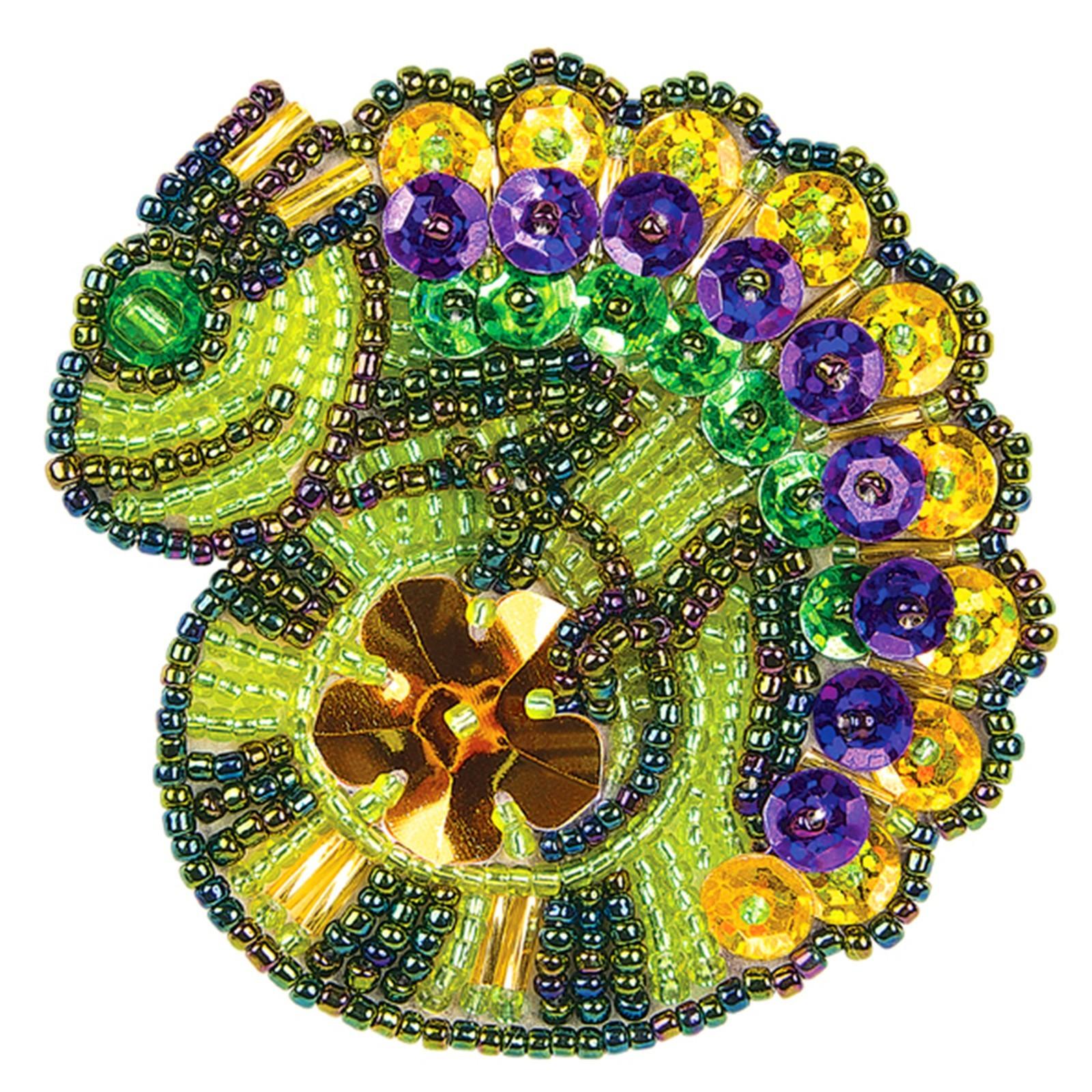 Набор для изготовления украшения-патча «Хамелеон»