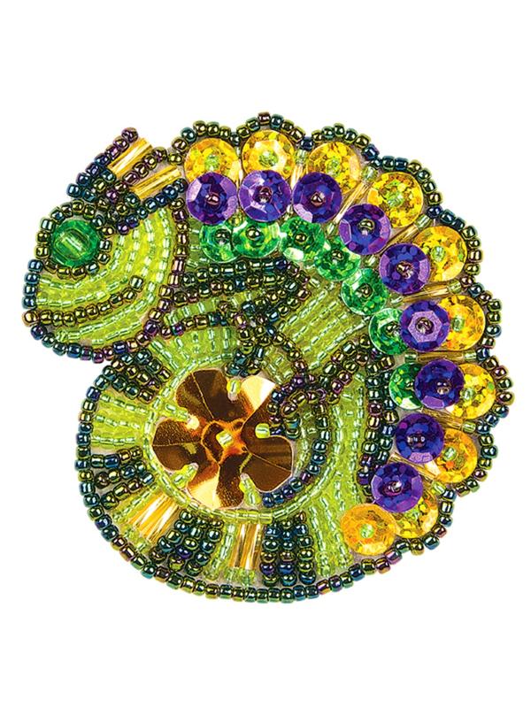 Набор для изготовления украшения-патча «Хамелеон»