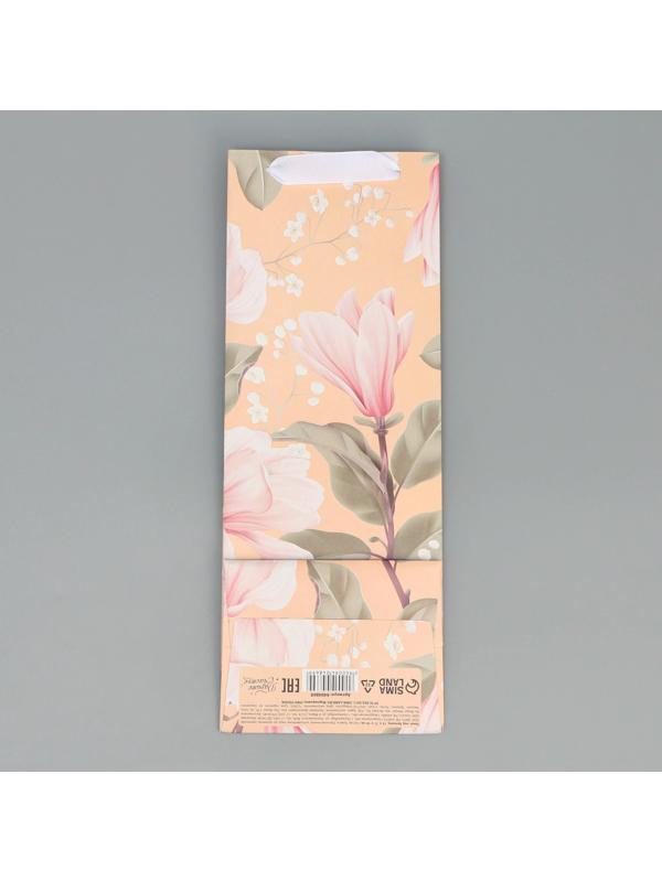 Пакет под бутылку «Воспитателю», 35 х 13 х 10 см