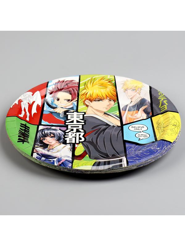 Тарелка бумажная «Аниме», 18 см