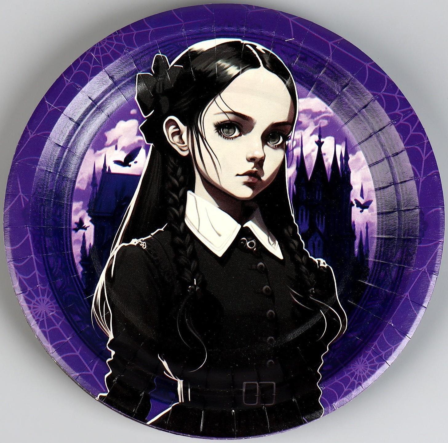 Тарелка бумажная «С днём рождения», 18 см