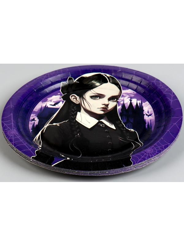 Тарелка бумажная «С днём рождения», 18 см