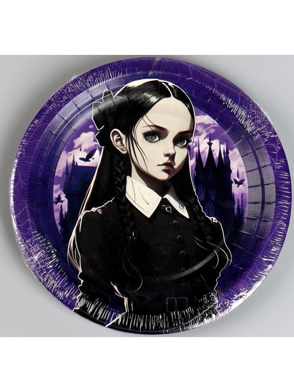 Тарелка бумажная «С днём рождения», 18 см