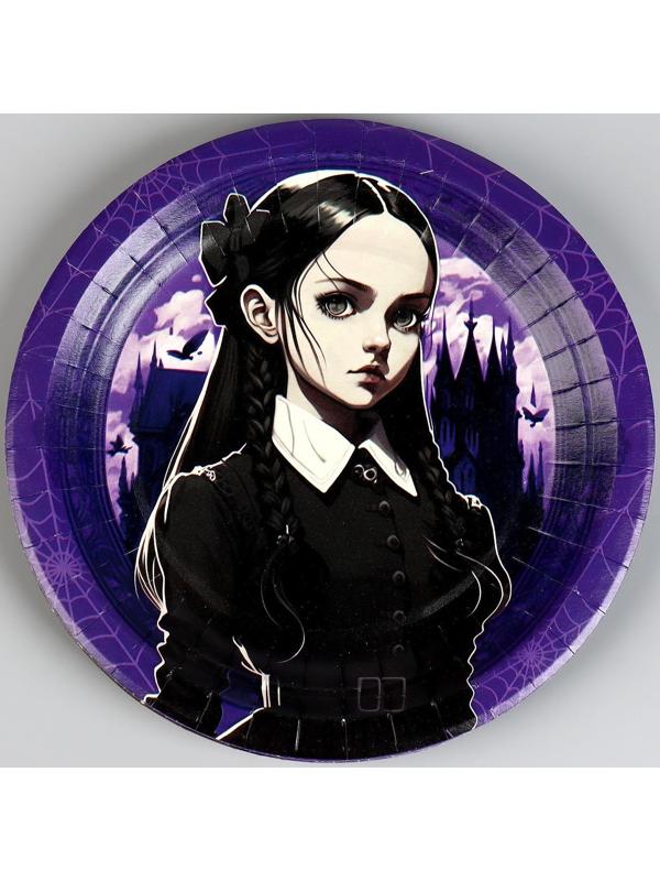 Тарелка бумажная «С днём рождения», 18 см