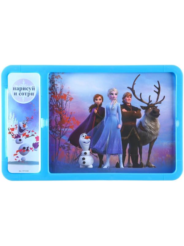 Доска для рисования с маркером-стиралкой, Холодное сердце синий