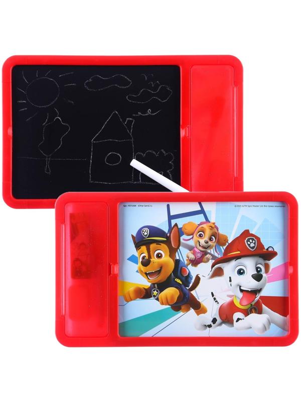 Доска для рисования с маркером-стиралкой, Щенячий патруль, Paw Patrol, Красный