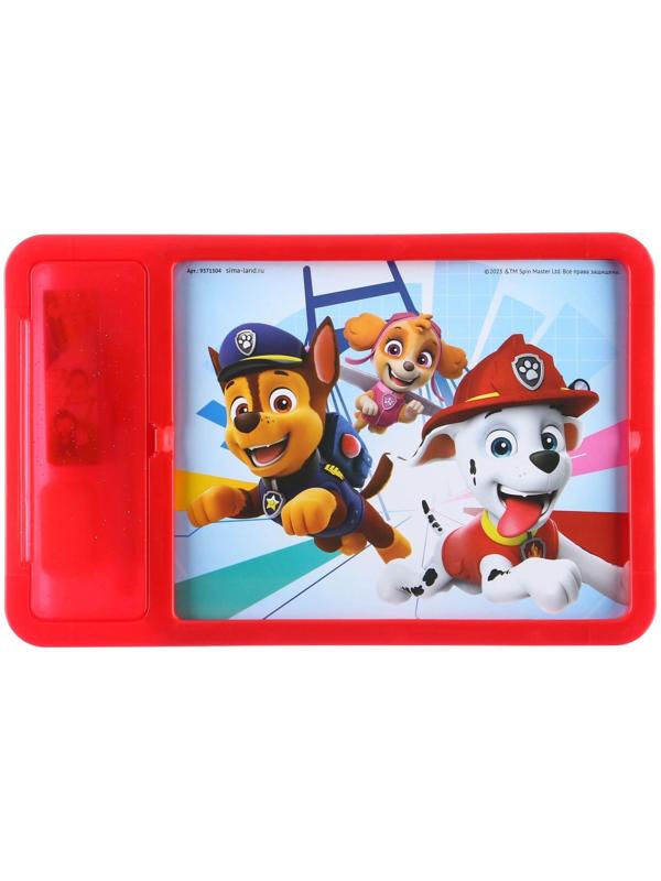 Доска для рисования с маркером-стиралкой, Щенячий патруль, Paw Patrol, Красный