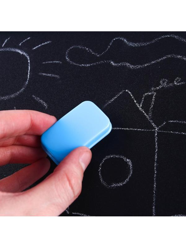 Доска для рисования с маркером-стиралкой, Синий трактор синий