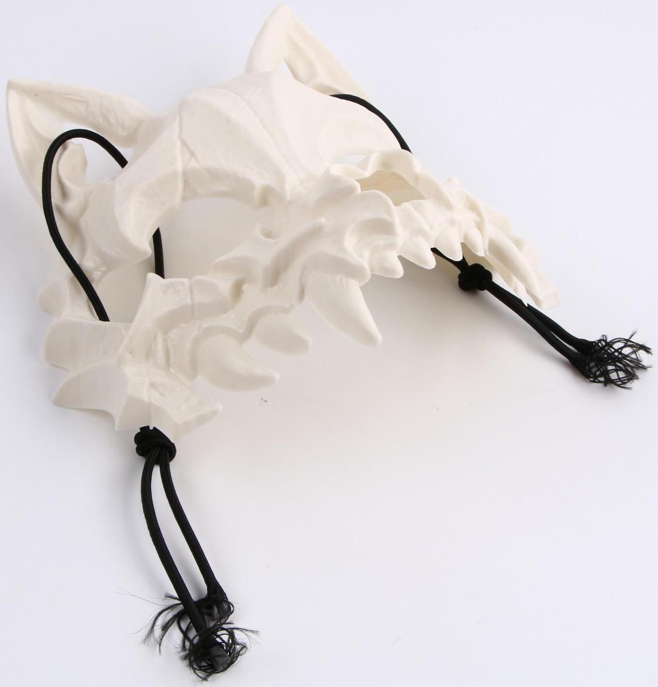 Карнавальный Набор:бандана в полоску,,маска собаки латекс белая,т.наклейка