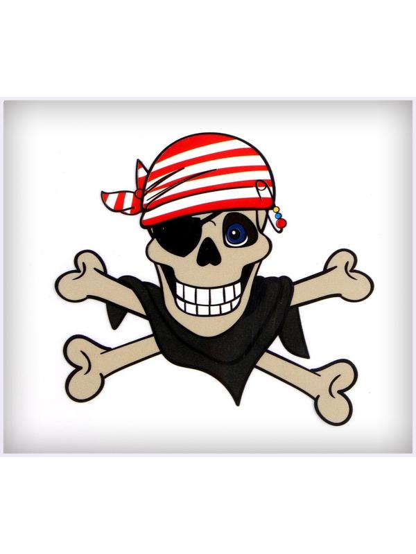 Карнавальный Набор:бандана в полоску,,маска собаки латекс белая,т.наклейка