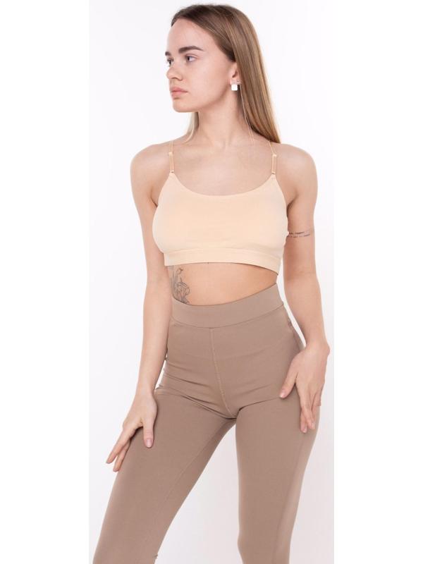 Топ женский, цвет телесный, размер 44 (M)