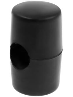 Боек для киянки, черная резина, диаметр отверстия 23 и 27 мм, 280 г