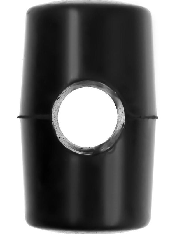 Боек для киянки, черная резина, диаметр отверстия 23 и 27 мм, 280 г