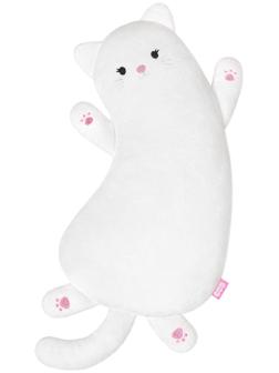 Мягкая игрушка-подушка «Кошечка Молли», 49 см, цвет белый
