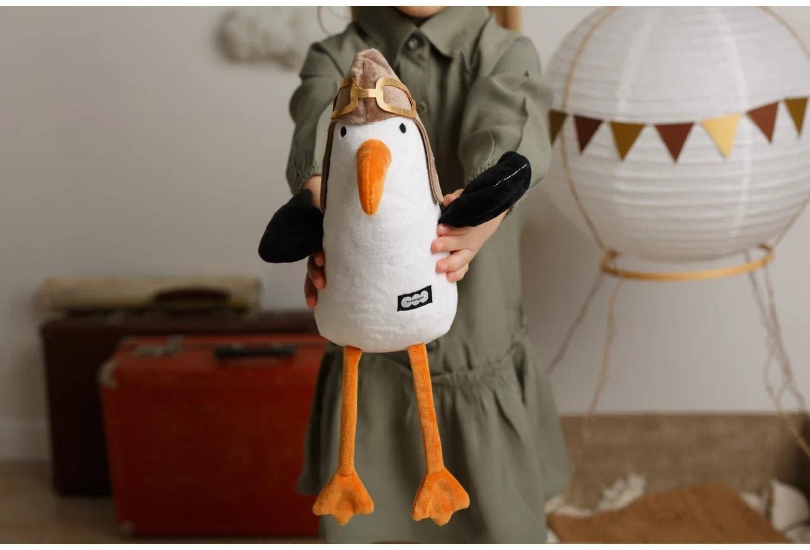 Мягкая игрушка «Чайка Летчик», 40 см