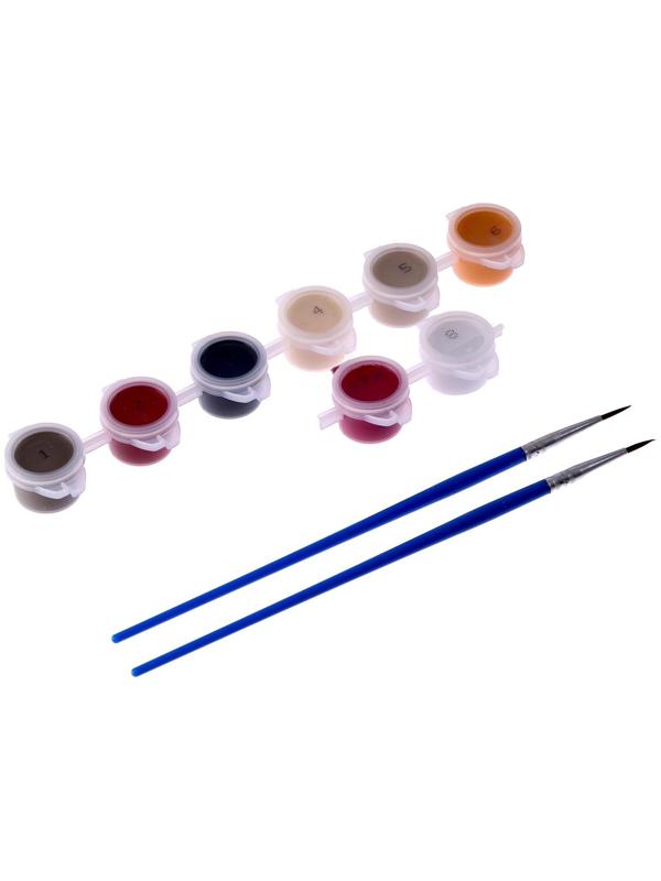 Картина по номерам «Девочка со свечками», 21х15 см