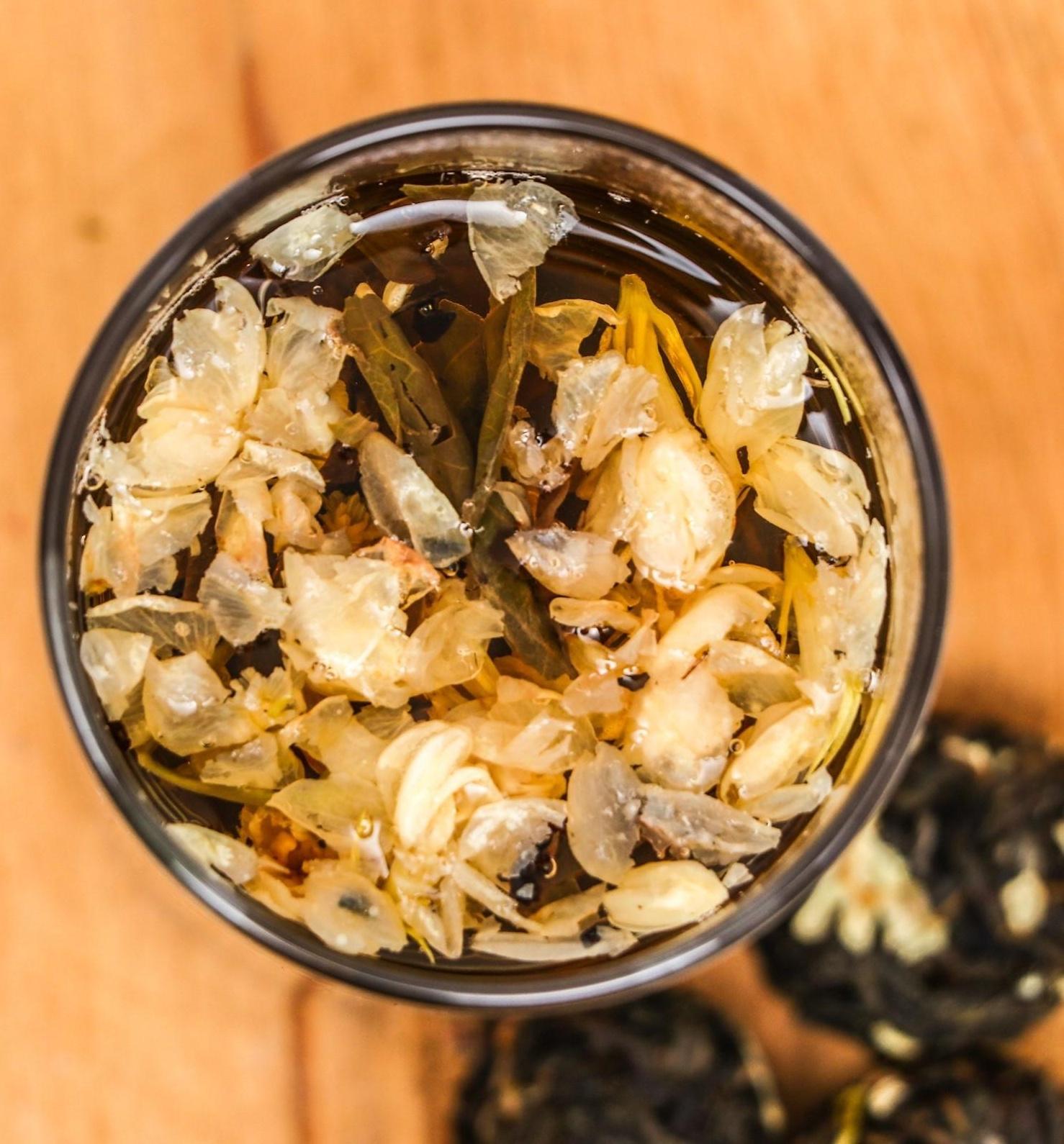 Китайский связанный зеленый чай 