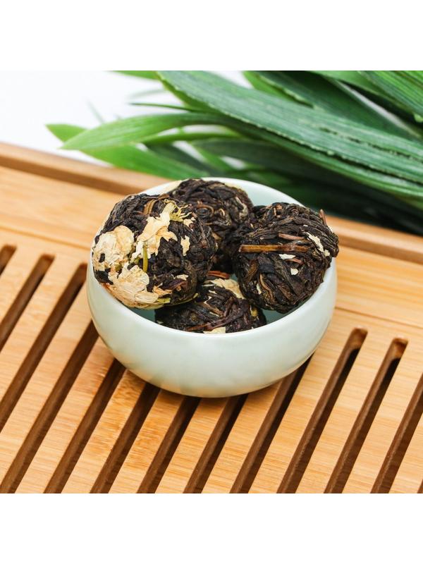 Китайский связанный зеленый чай 