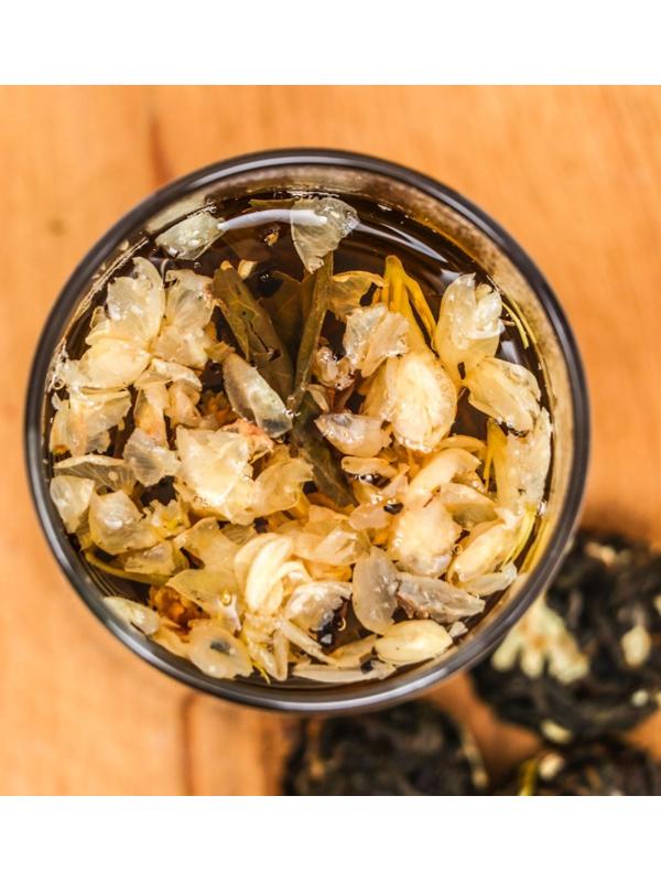 Китайский связанный зеленый чай 