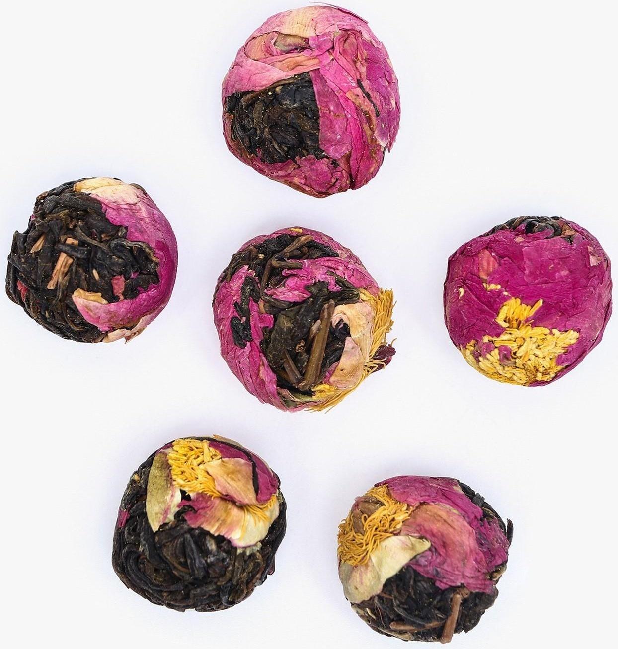 Китайский связанный зеленый чай, 50 г, пион