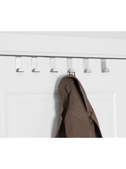 Набор крючков металлических надверных «Минимализм», 6 шт, цвет серебристый