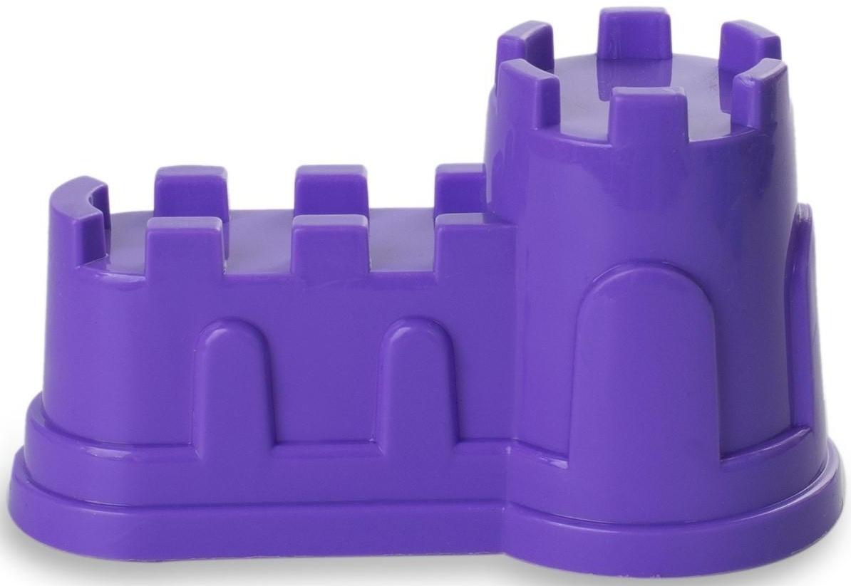 Набор для игры в песке №29: ведро-крепость, совок, грабли, 3 формочки, лейка