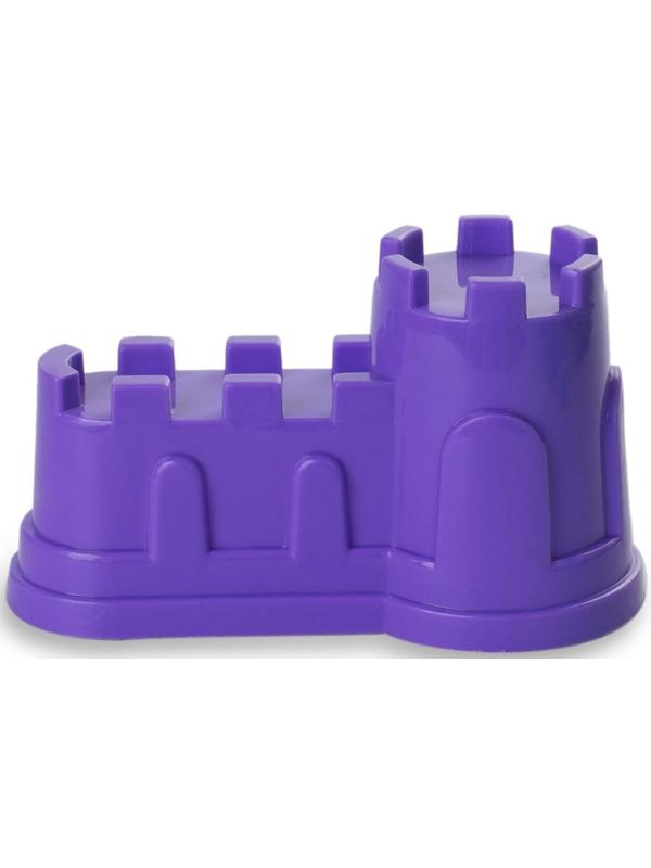 Набор для игры в песке №29: ведро-крепость, совок, грабли, 3 формочки, лейка