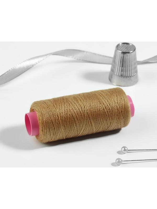 Нитки 40/2, 200 м, цвет тёмно-бежевый №431