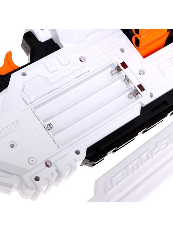 Бластер Storm blaster, стреляет мягкими пулями, работает от батареек