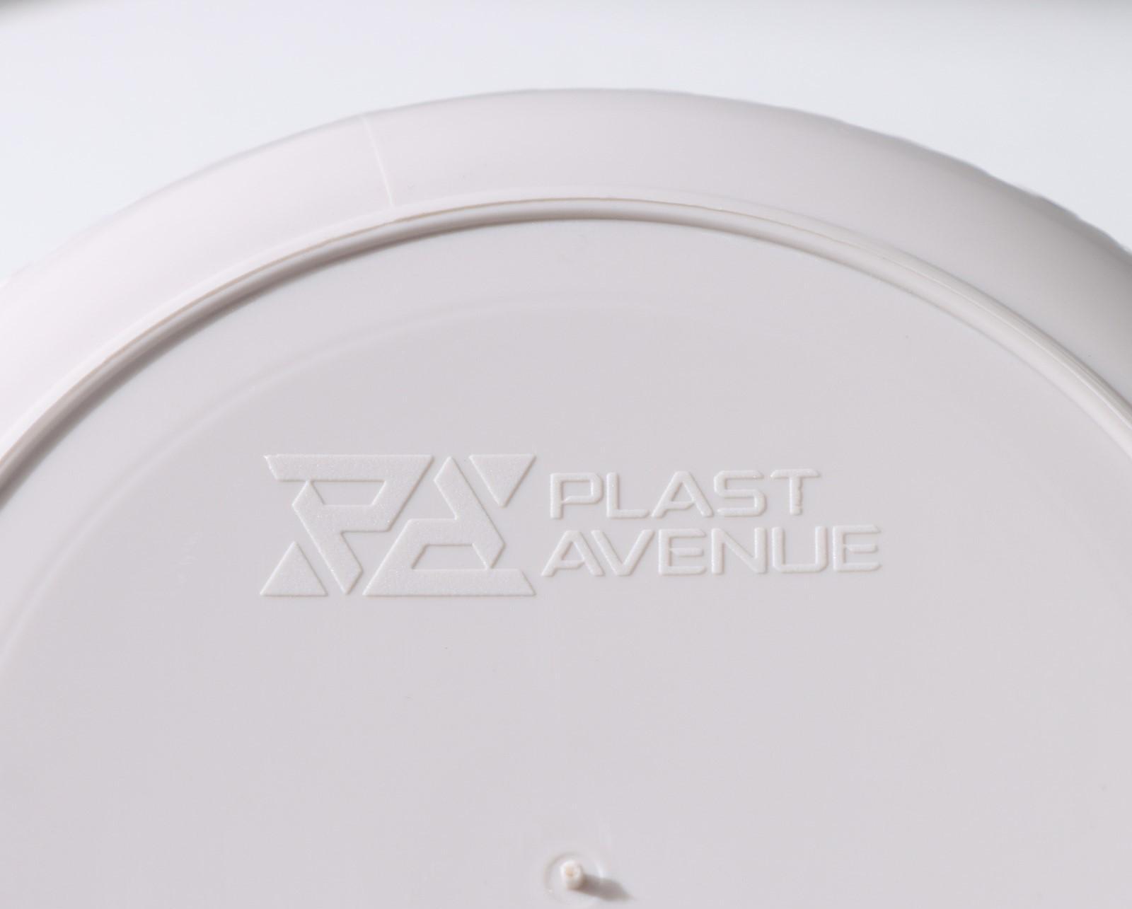 Кашпо со вставкой «Клевер», 3,2 л, d=17,5 см, h=16 см, цвет льняной