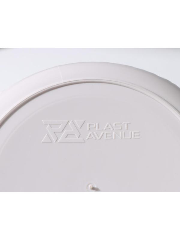 Кашпо со вставкой «Клевер», 3,2 л, d=17,5 см, h=16 см, цвет льняной