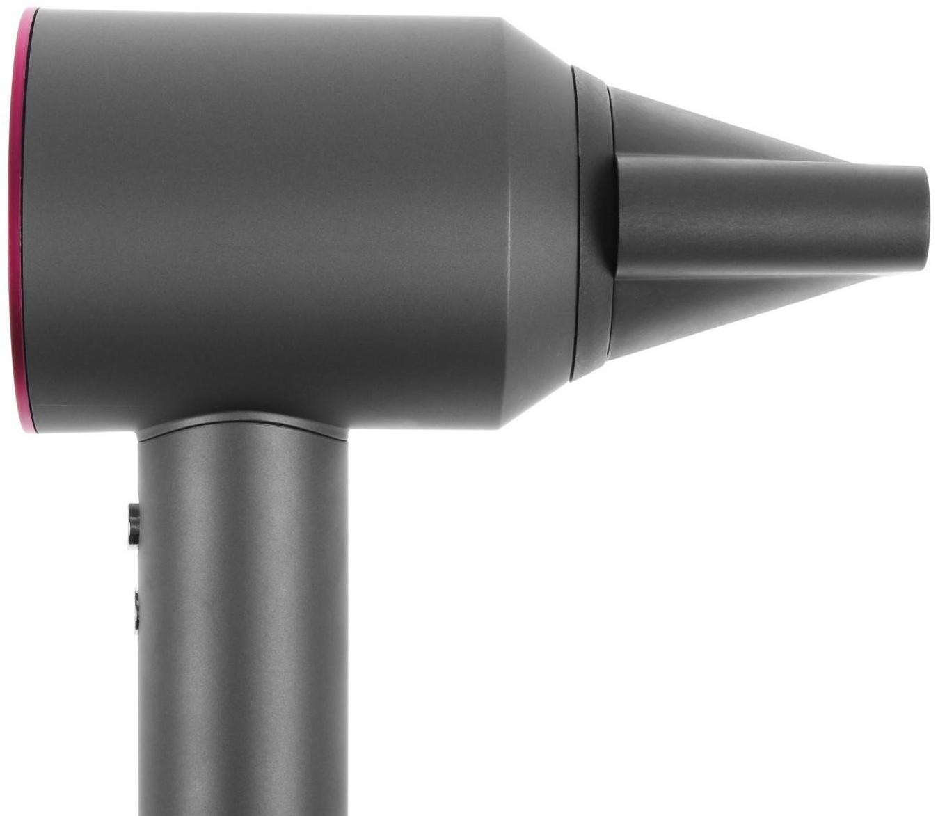 Фен Windigo LF-03, 1250 Вт, 3 температурных режима, 3 скорости, концентратор, серо-розовый