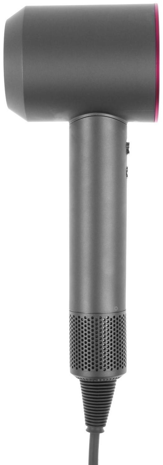 Фен Windigo LF-03, 1250 Вт, 3 температурных режима, 3 скорости, концентратор, серо-розовый