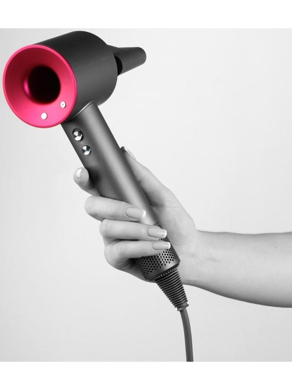 Фен Windigo LF-03, 1250 Вт, 3 температурных режима, 3 скорости, концентратор, серо-розовый