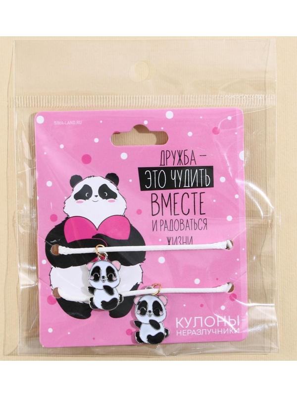 Кулоны неразлучники «Чудить вместе», длина 50 см