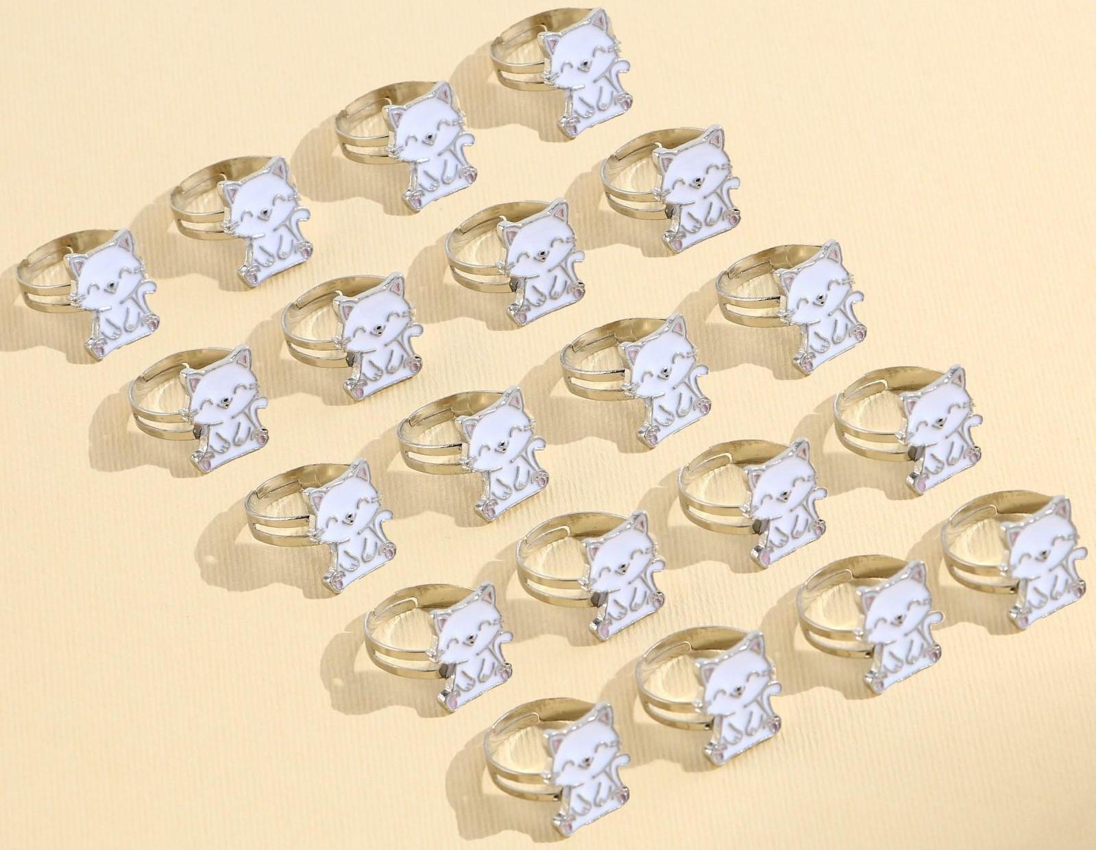 Кольца «Котик», 1,5 х 1 х 2 см