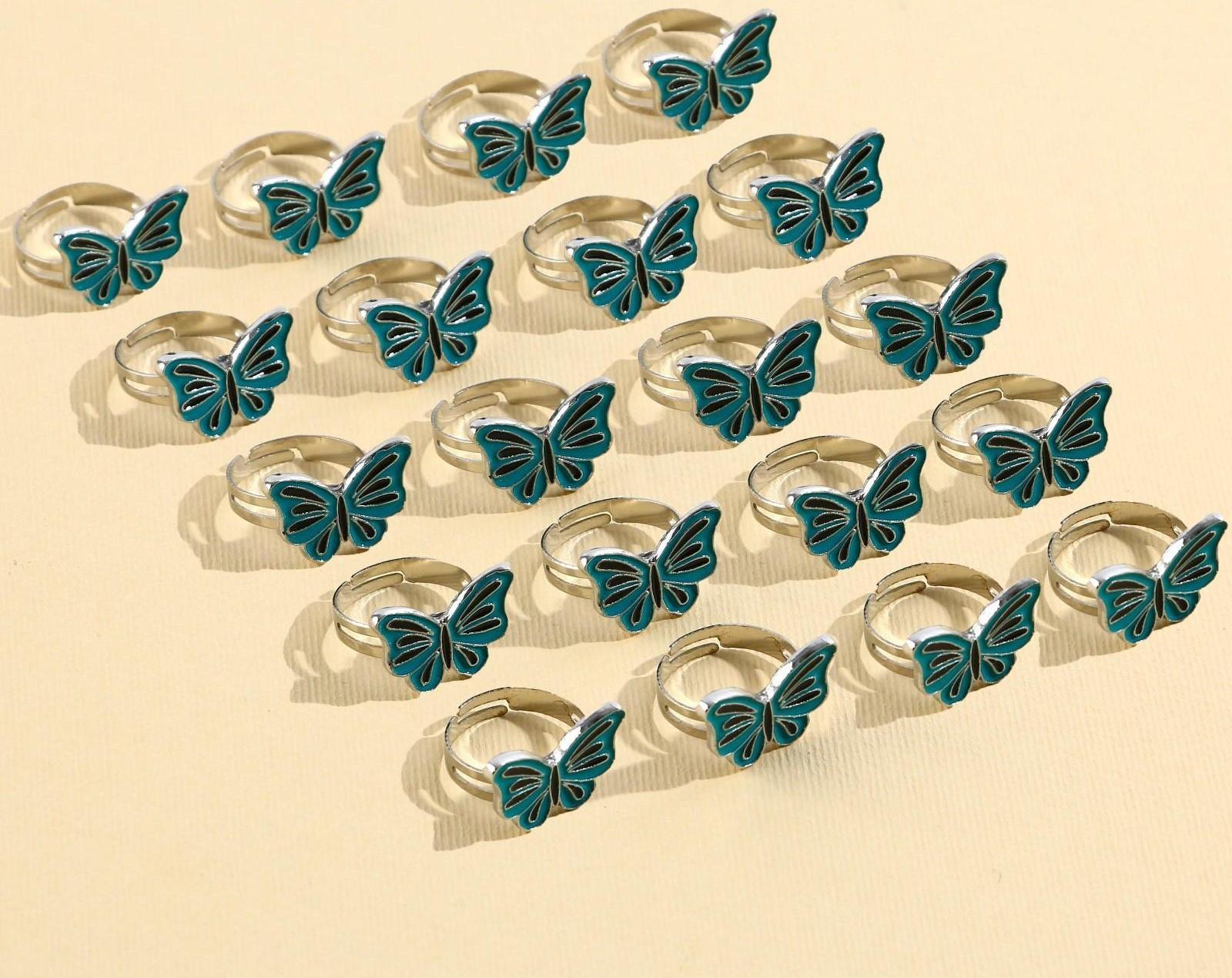 Кольца «Бабочка», 1,5 х 1 х 2 см