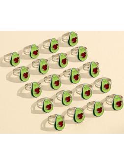 Кольца «Авокадо», 1,5 х 1 х 2 см