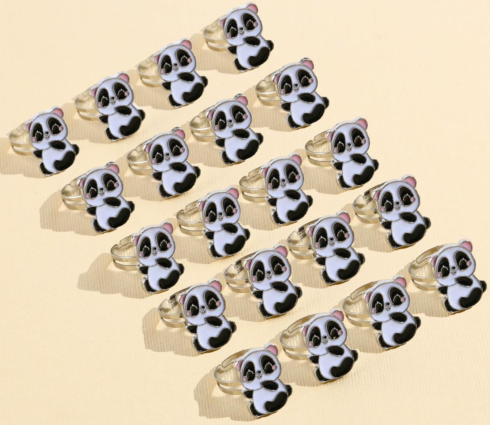 Кольца «Панда», 1,5 х 1 х 2 см