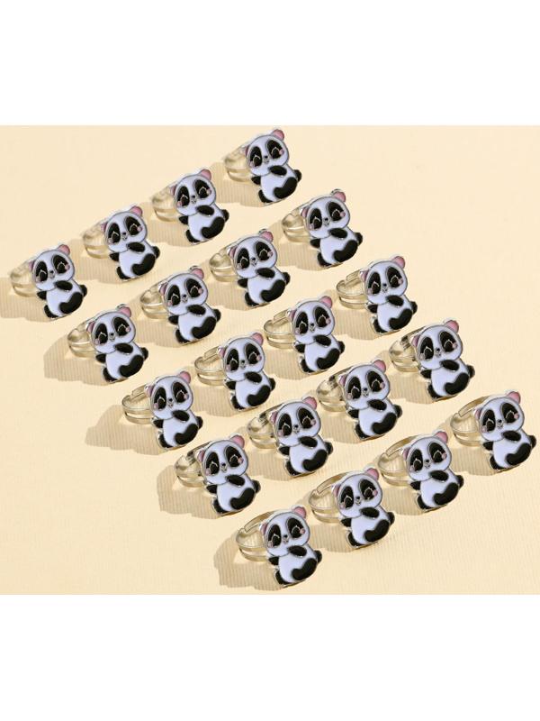 Кольца «Панда», 1,5 х 1 х 2 см