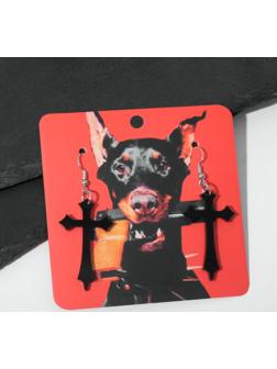 Серги акрил 