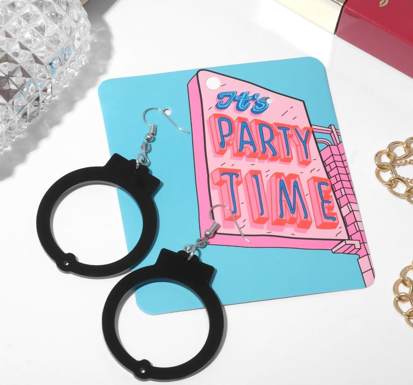 Серги акрил 