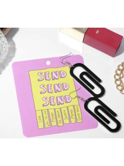 Серги акрил 