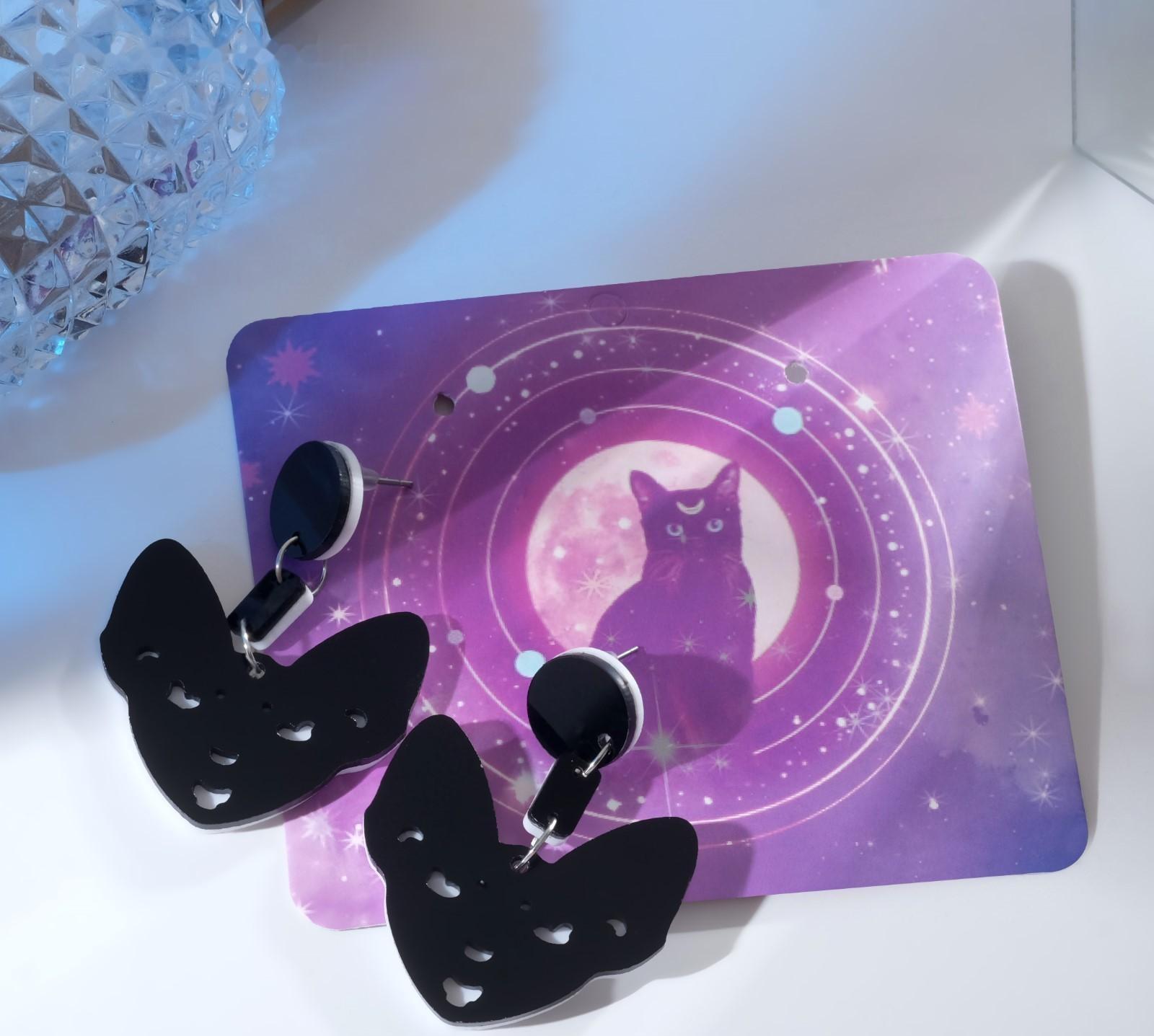 Серги акрил 