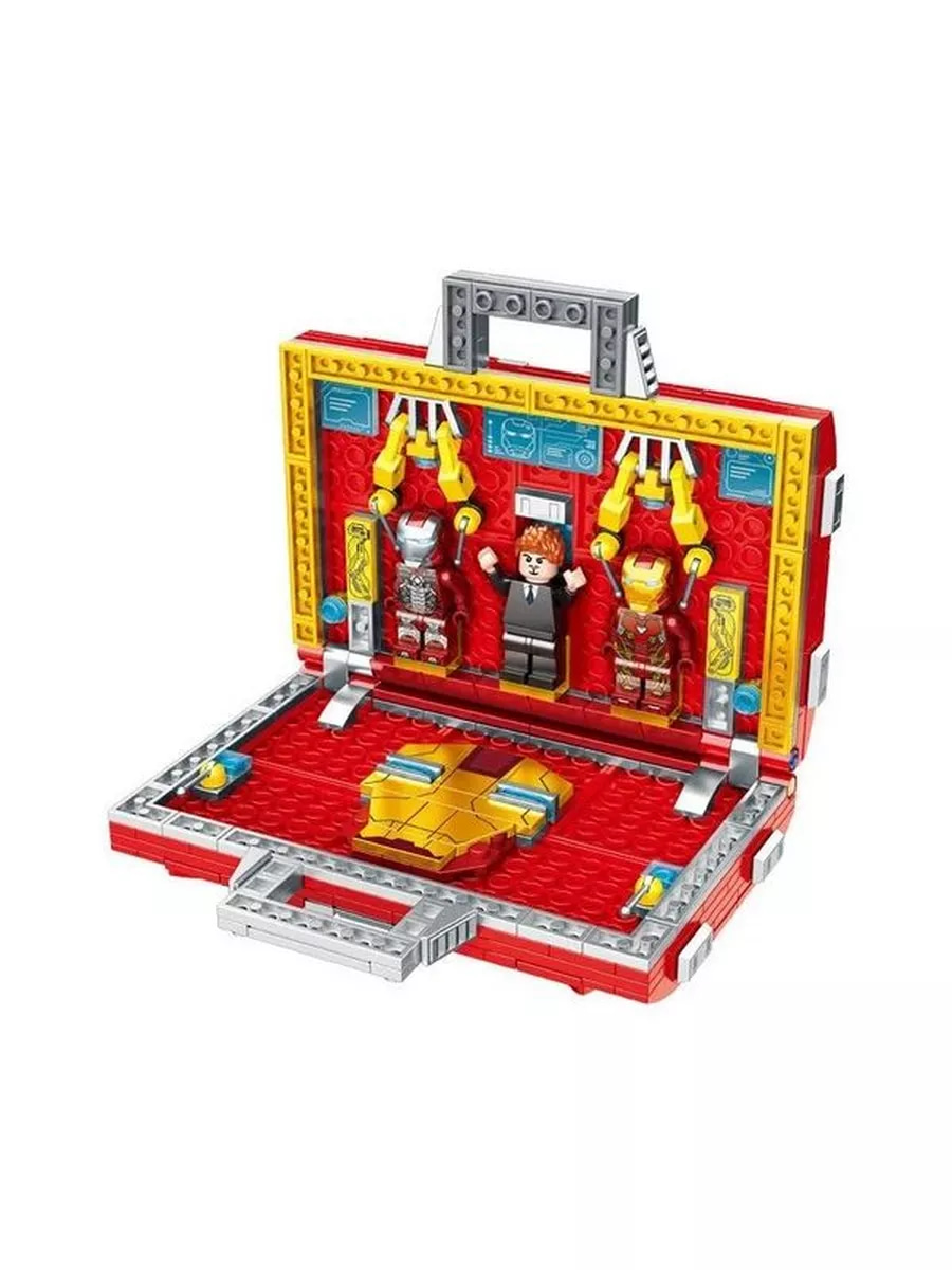 Конструктор LW «Чемодан СуперГероя» 2092 (Super Heroes) / 516 деталей