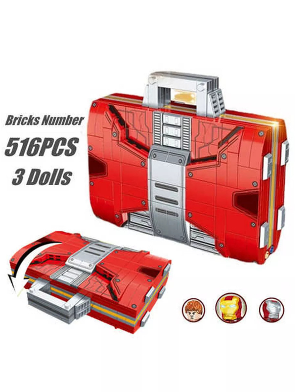 Конструктор LW «Чемодан СуперГероя» 2092 (Super Heroes) / 516 деталей