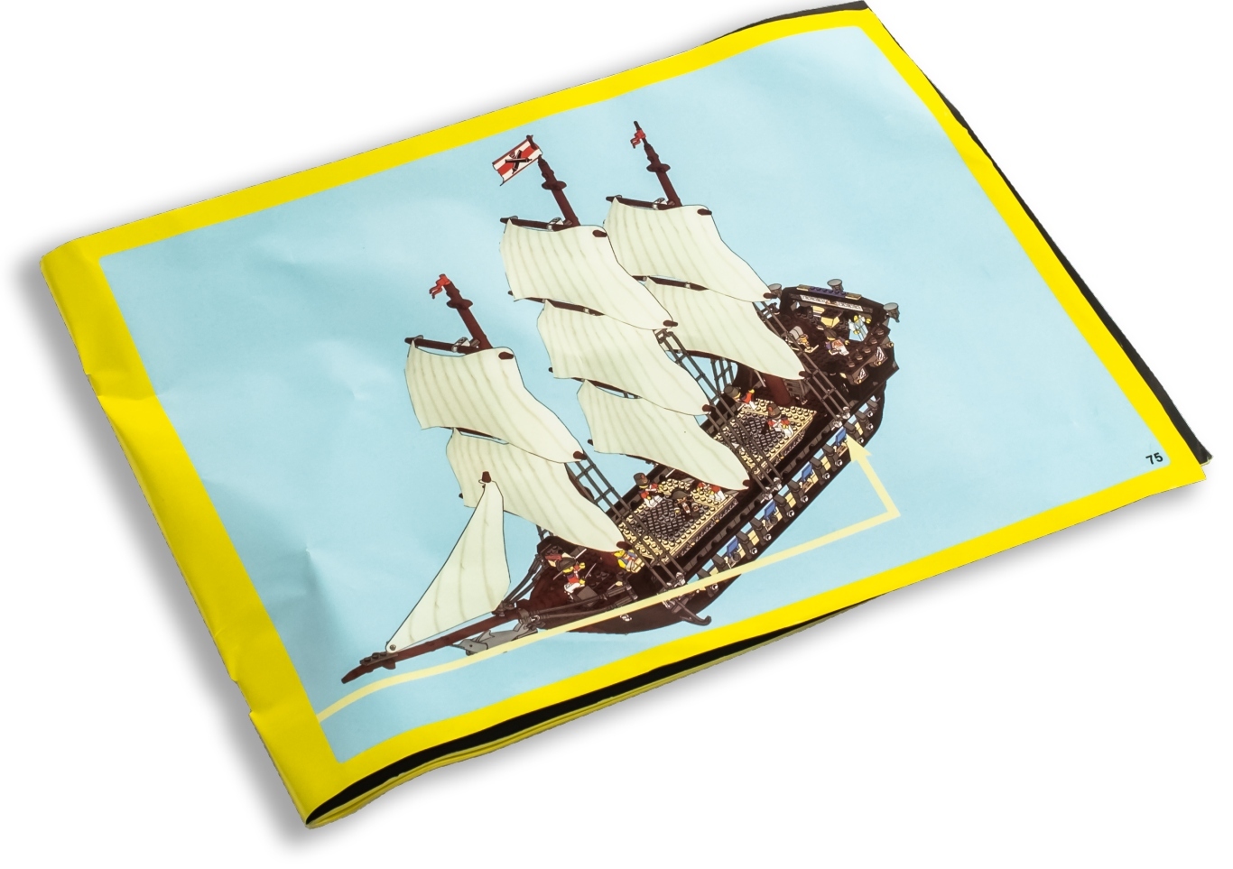 Конструктор «Огромный трехмачтовый имперский флагман» 18007 (Pirates 10210) / 1779 деталей