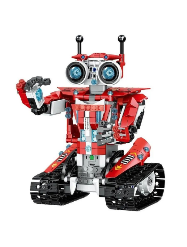 Радиоуправляемый конструктор Zhe Gao «Красный робот» QL1215 / 514 деталей